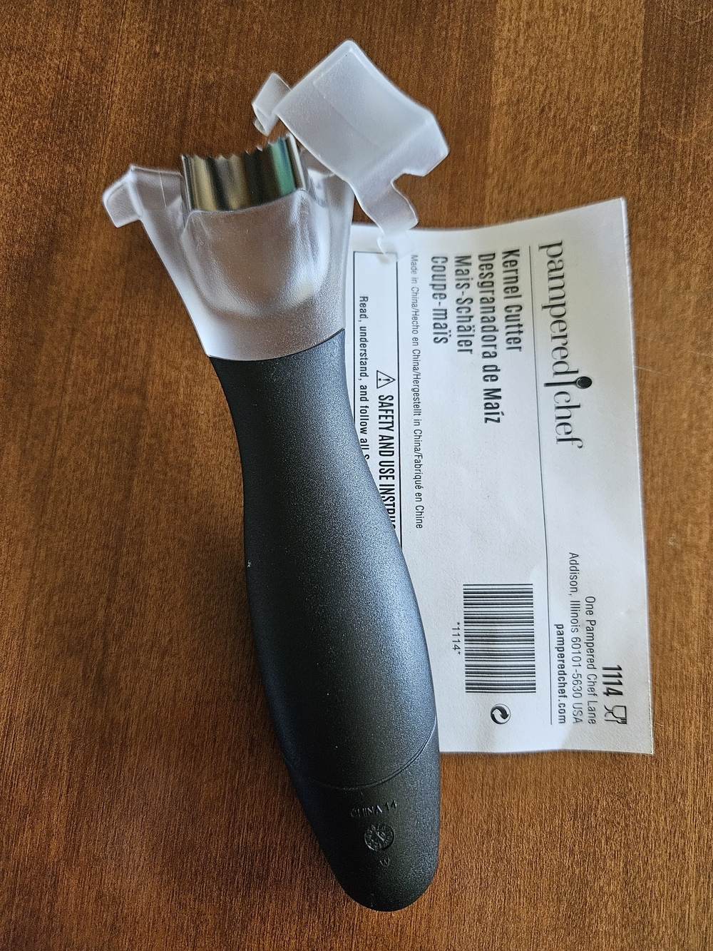 Pampered Chef Corn Kernel Cutter #1114
